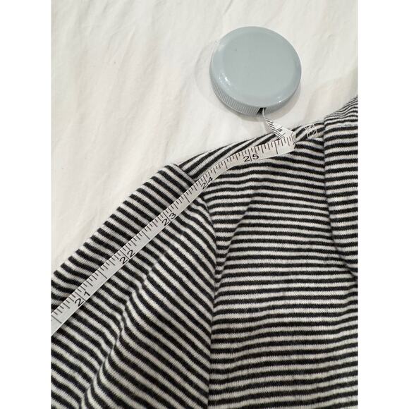 Maeve Tal Cowl Neck Striped Tunic Sweater Women’s Small Parisian Minimalist - Picture 13 of 16